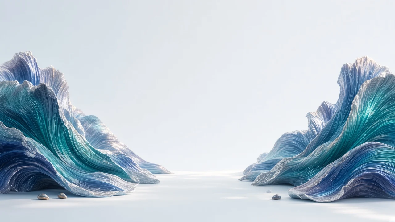 Vinter. Två bankar
